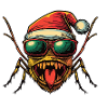 Fourmi Noël Drôle