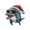 Dauphin Noël Drôle