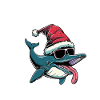 Baleine Noël Drôle