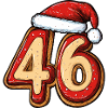 46 Number Cookie Christmas