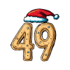49 Number Biscuit Christmas