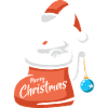 Christmas Cat Merry Christmas Cartoon