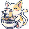 Kawaii Ramen Cat Joy