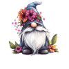 Floral splendour garden gnome