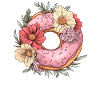Pink Blossom Donut