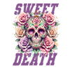 Flowers Skull Beauty Bloom