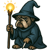 Bulldog Wizard Lantern