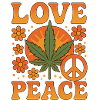Love Peace Hippie Vibes