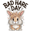Animal Humor Rabbit Lion Head