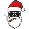 Santa Cigar Sunglasses