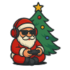 Gamer Santa Christmas