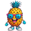 Pineapple Cartoon Sunglasses