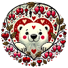 Heartlit Bear in Love Frame