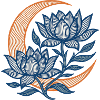 Moonlit Blue Lotus Crescent