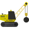 Wrecking ball crane