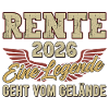 Pension 2026 Pensioner Pensioner Legend Retirement