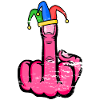 Mittelfinger Stingerfinger Karneval