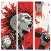 Punk Rebellion – Singer with mohawk