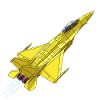 Yellow Jet Fighter Sketch