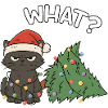 Drôle Chat Mignon Noël Sass