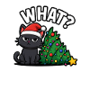 Funny Cat Christmas Cheer