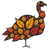 Autumn Leaf Turkey