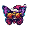 Papillon Noël Drôle