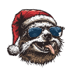 Sloth Christmas Funny