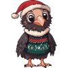 Aigle Oiseau Noël