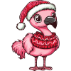 Noël flamant rose