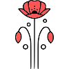 mohnblume-mohnblumen-minimalistisch-line-art-7