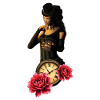 Montre Steampunk avec Roses