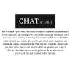 Chat n.m. définition du mot chat