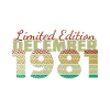 44e anniversaire Édition Limitée (SCR) 12/1981