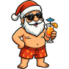 Beach Santa Cocktail