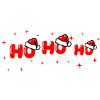 Ho Ho Ho Santa Lettering