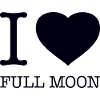 I love Full moon Vollmond