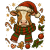 Vache à Noël