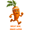 Carrot Runner Snack Carrot Cartoon