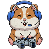 Hamsters while gaming
