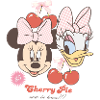 Mickey & Minnie Cherry Pie Spruch Minnie & Daisy