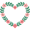 Be Kind Blossom Motif Coeur