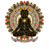 Nature Mandala Cat Wicca Esotericism