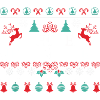 Merry Christmas Reindeer Motif