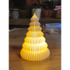 Yellow Paper Lamp in Step Shape