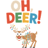 Oh, Reh! Lustiges Weihnachtsgeschenk-Design