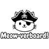 Cat Pirate Meow Board Design