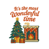 Wonderful Christmas time by the fireplace