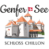 Genfersee Schloss Chillon, Schweiz Handzeichnung