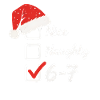 Nice Naughty 6 7 Merry Christmas